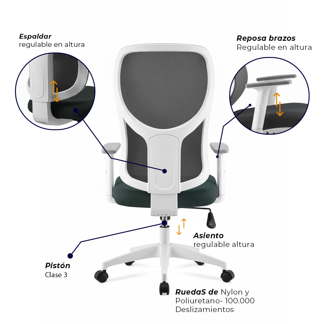 Silla de oficina - Atrivia White