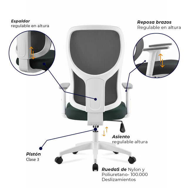 Silla de oficina - Atrivia White