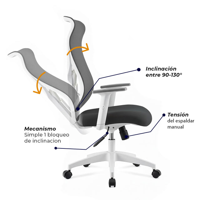 Silla de oficina - Atrivia White