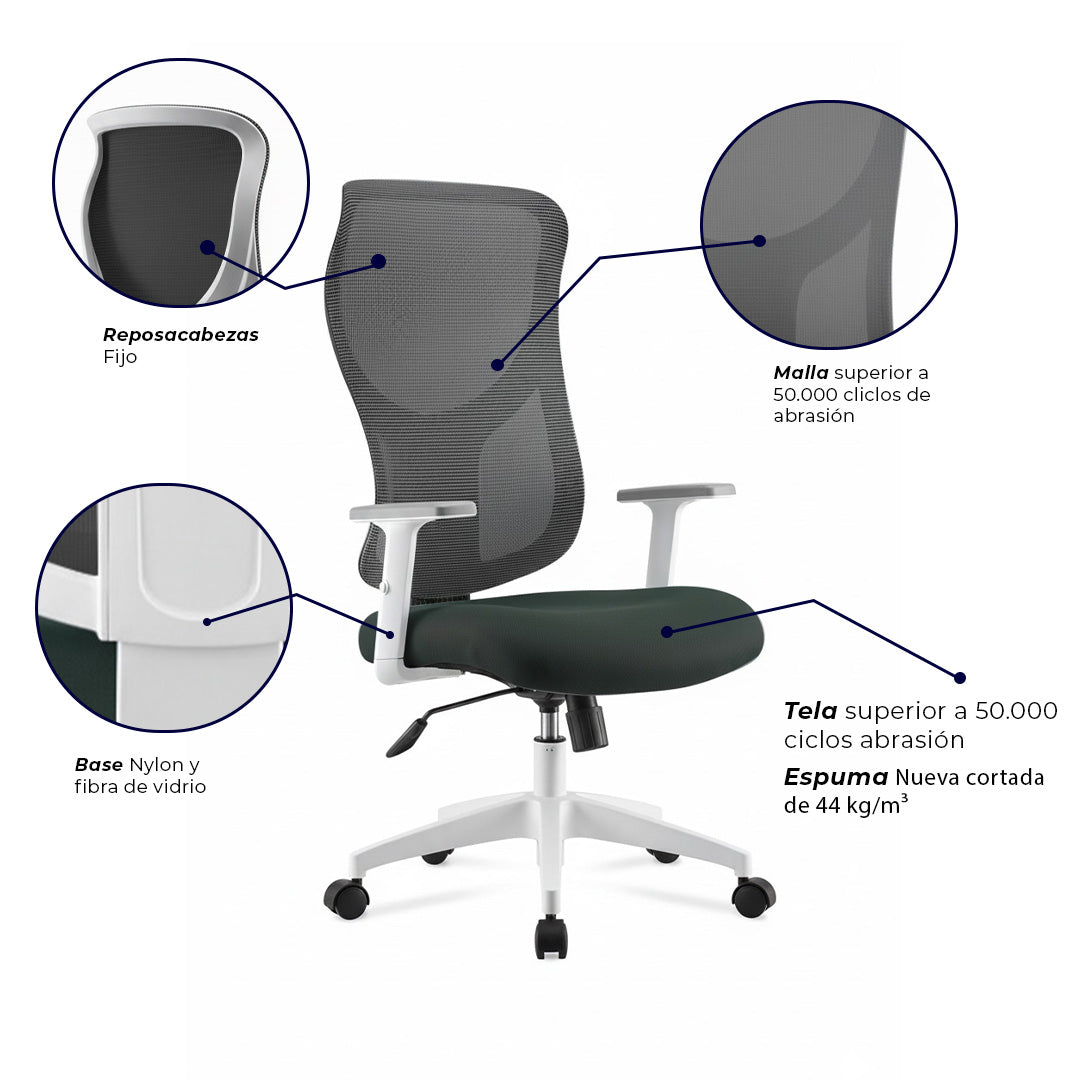 Silla de oficina - Atrivia White