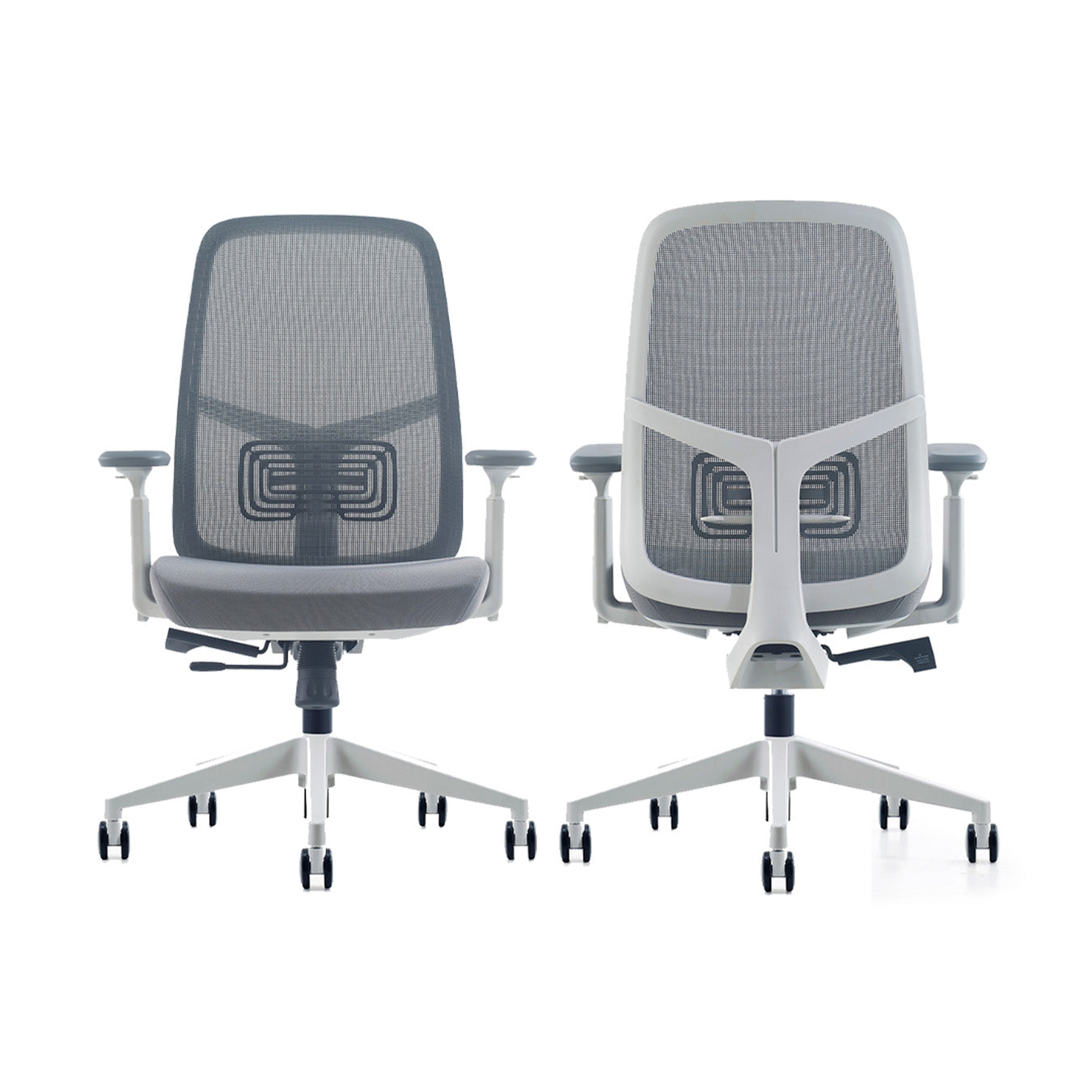 Silla de oficina - Nihmo 2 Operativa Gris claro