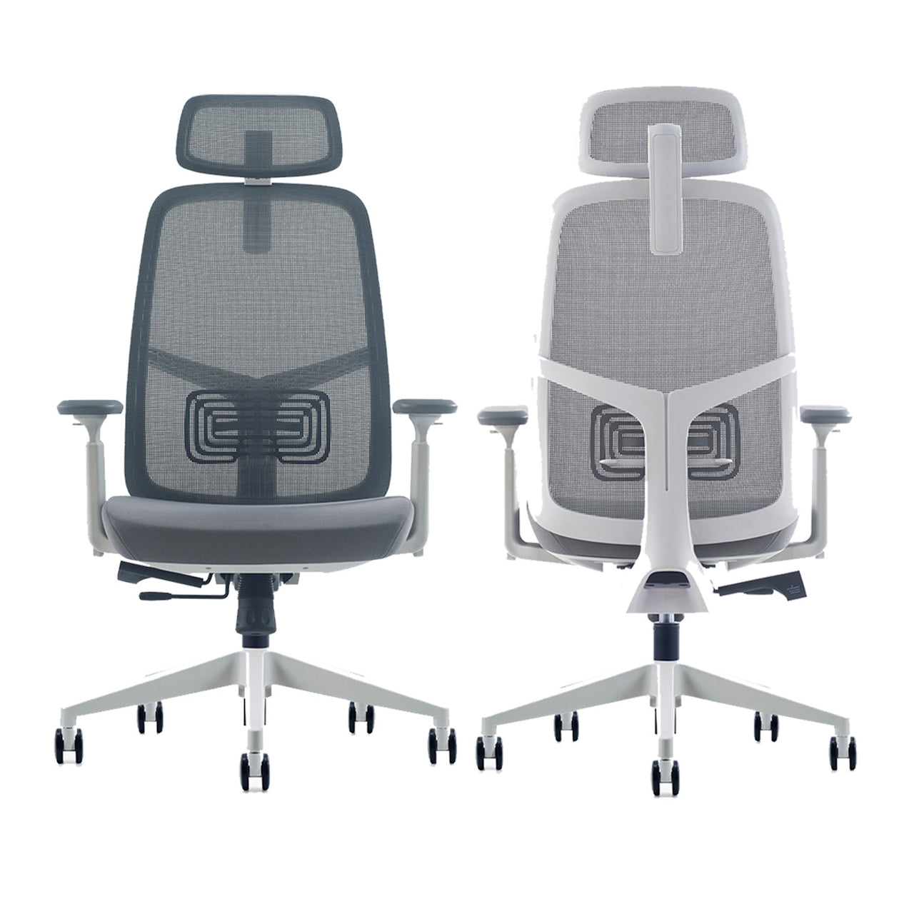 Silla de oficina - Nihmo 2 Gerencial Gris claro